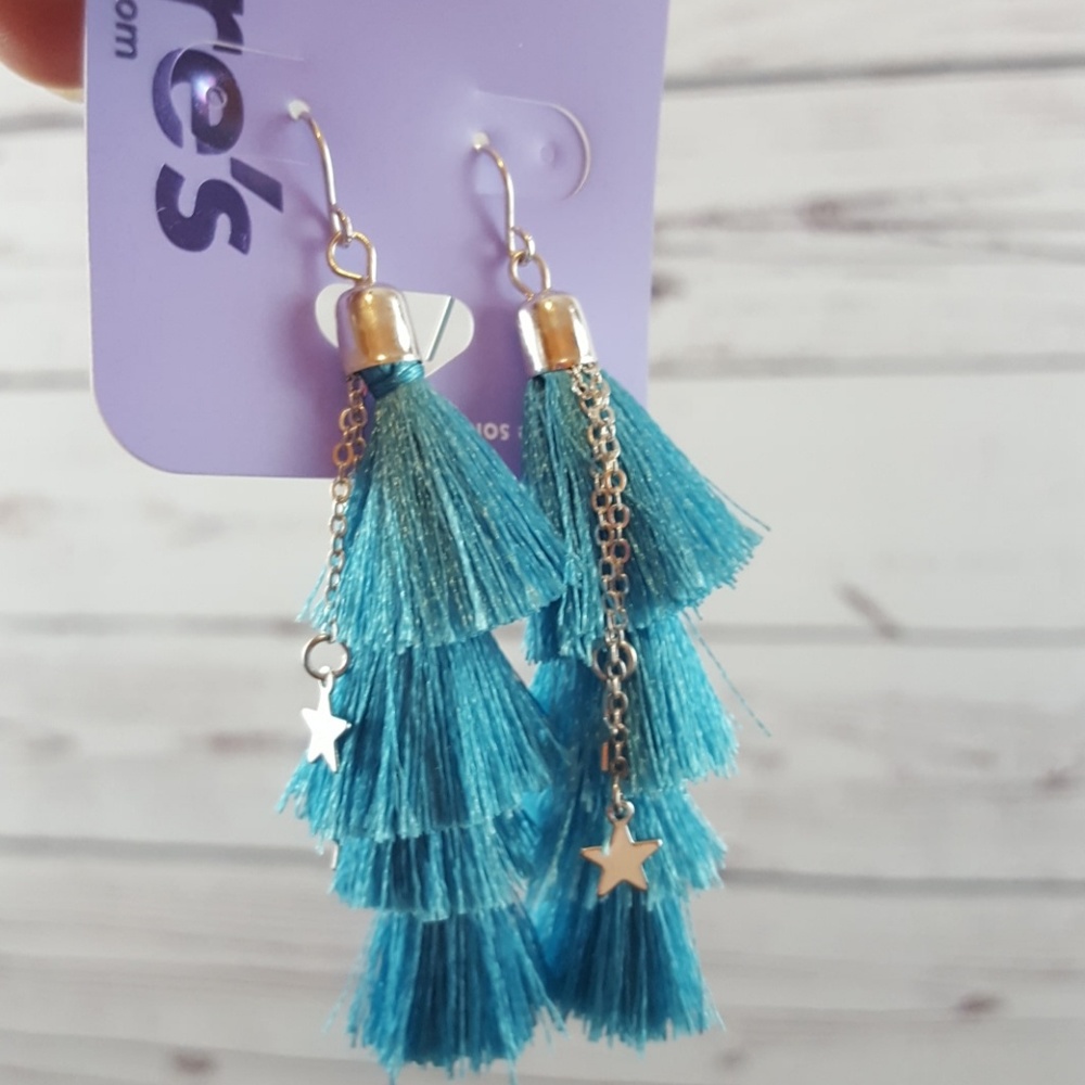 BOGO FREE NWT Tassel and Star Earrings